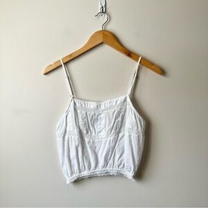 Maurie + Eve Lace White Blouse Tank 6